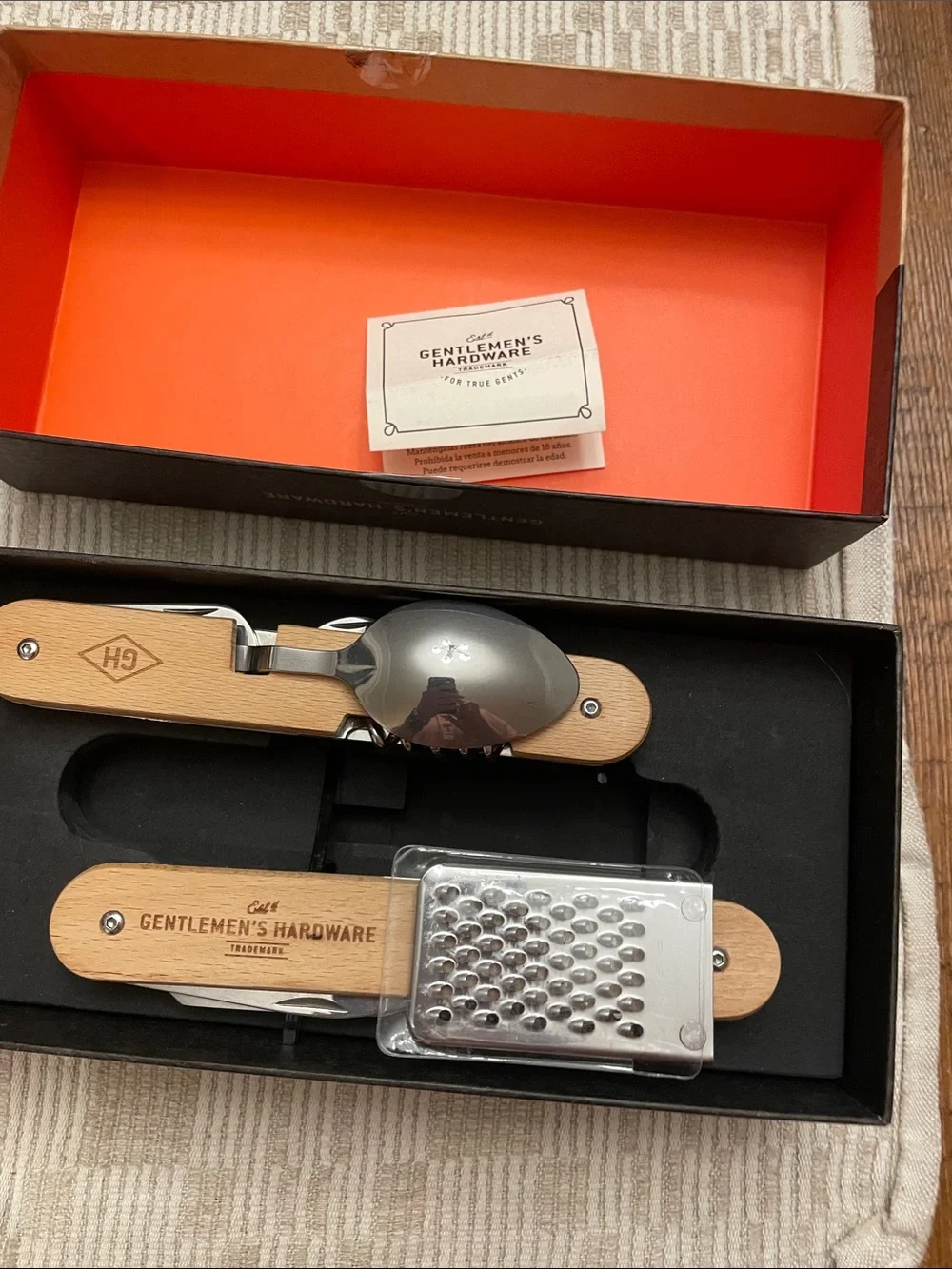 12-in-1 Kitchen Multi-Tool - Black & Tan